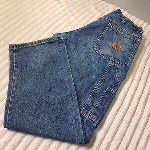 Bulwark FR Flame Resistant Heavy Duty Jeans Mens 38X32 Denim Work Wear